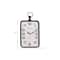 Hello Honey® Metal Rectangle Hanging Clock with Handle Decoration on Top